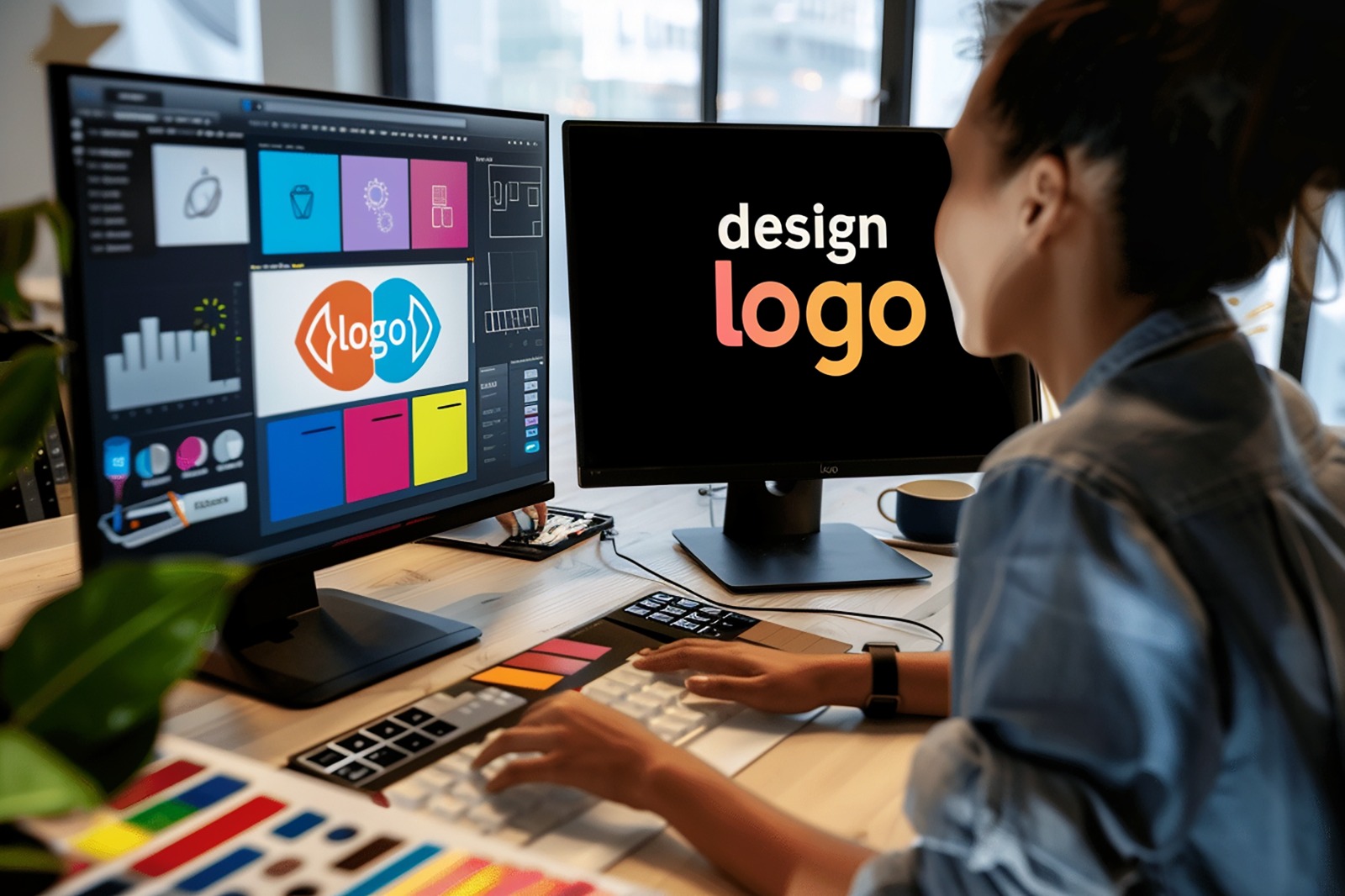 Professional logo design services.