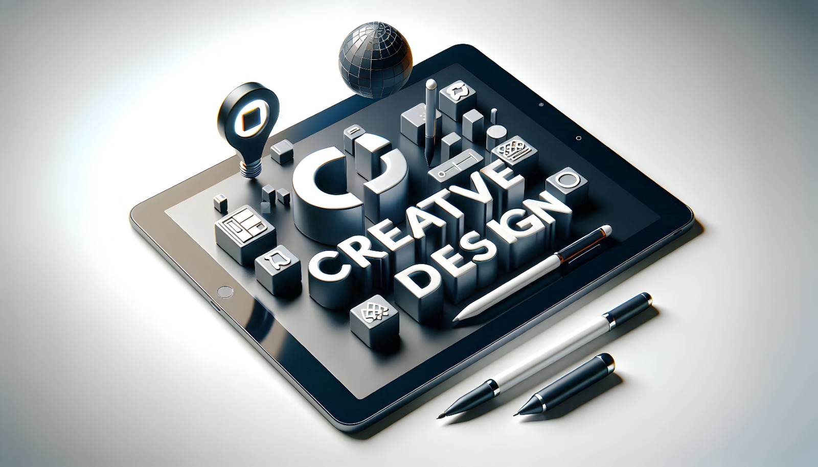 Custom logo design for businesses.